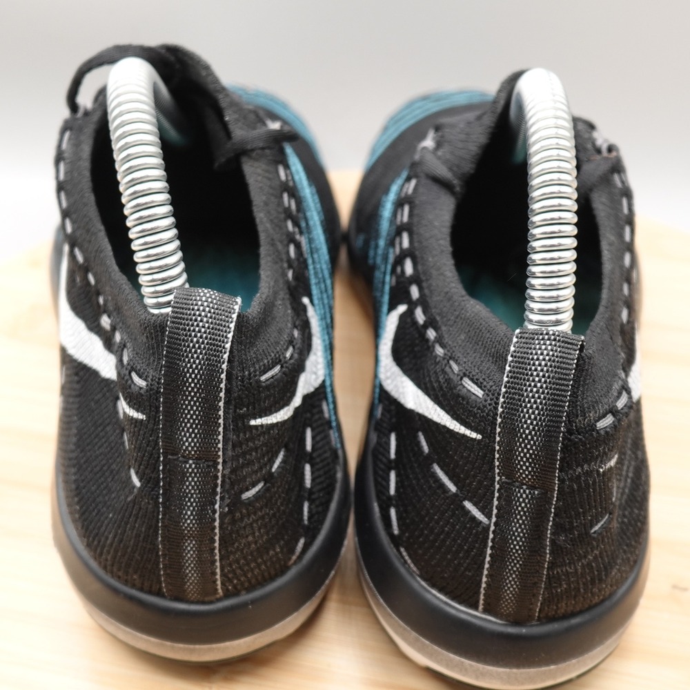 Nike Shoes Womens 8 Free TR Focus Flyknit Training Black White 833410-001 Flaw - Picture 5 of 10